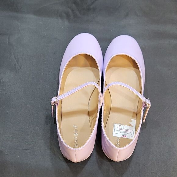 BRAND NEW BAMBOO ROUND TOE MARY-JANE STYLE FLAT - Picture 7 of 16